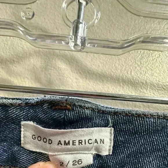 Good American Women’s High-Waisted Distressed Skinny Ankle Jeans in Size 2 - Picture 5 of 11